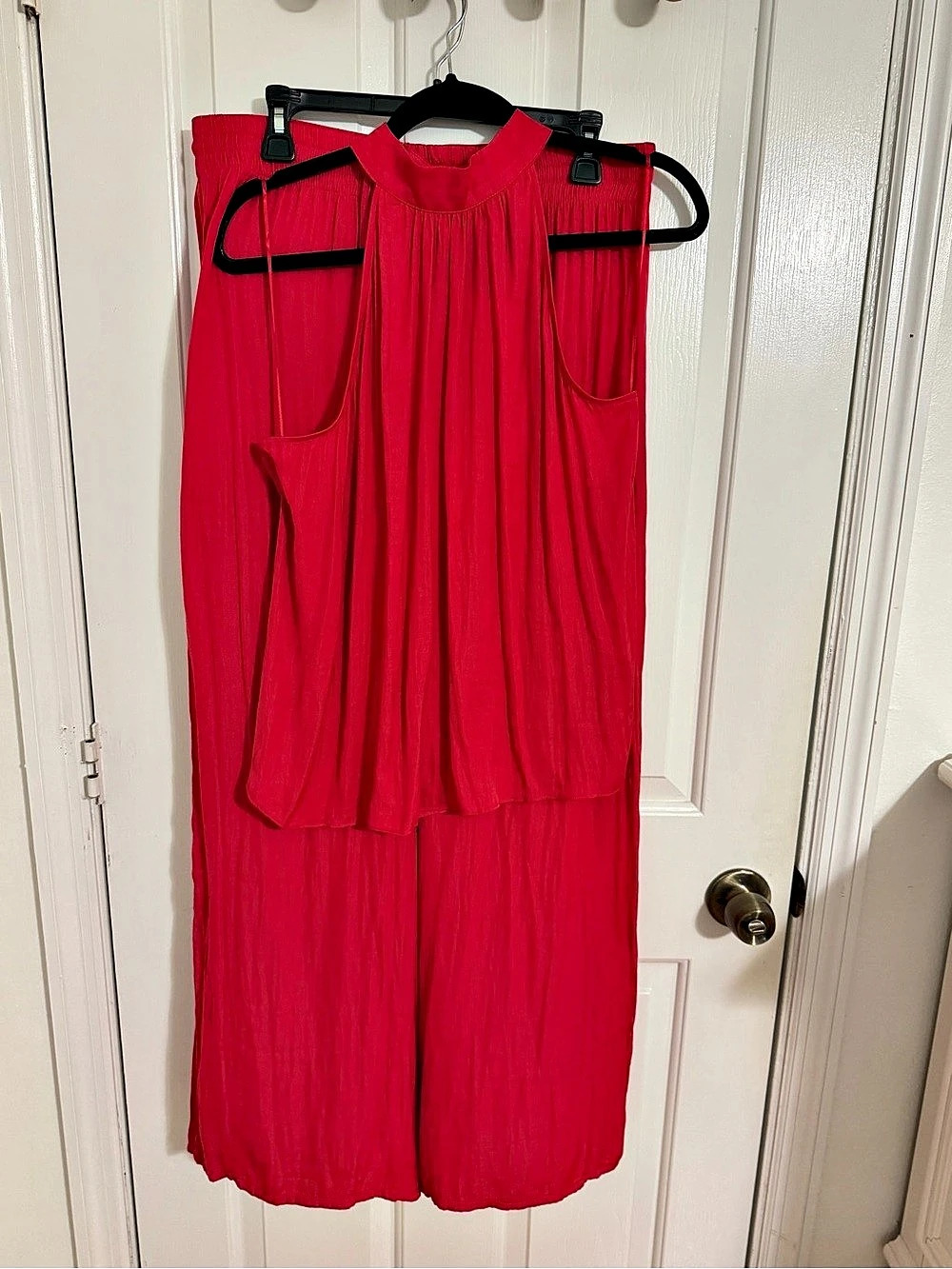 Joie Wide Leg Set in Red Size Large NWT